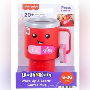 Fisher-Price Laugh & Learn Red and Pink Coffee Mug Toy